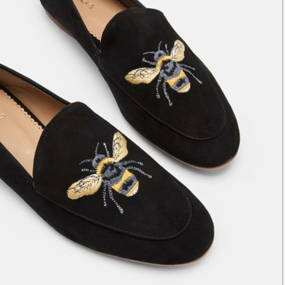 Joules Shoes - Joules Lexington Suede Leather Bee Loafer Slip On